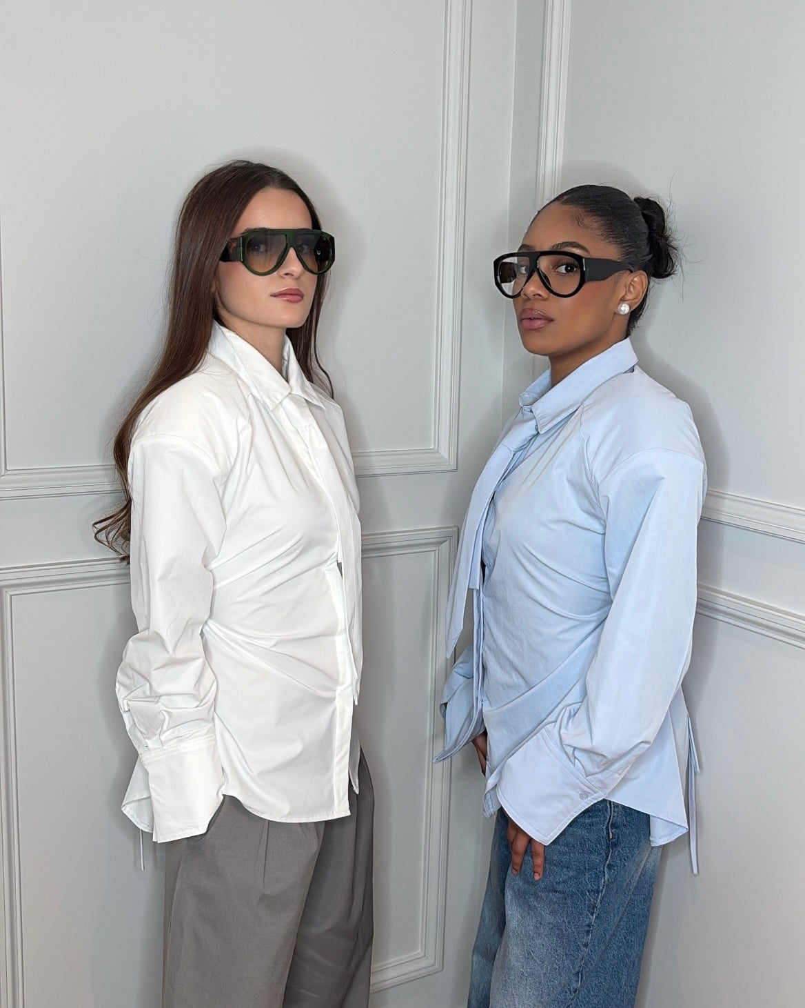 Chemise cravate Alix blanc