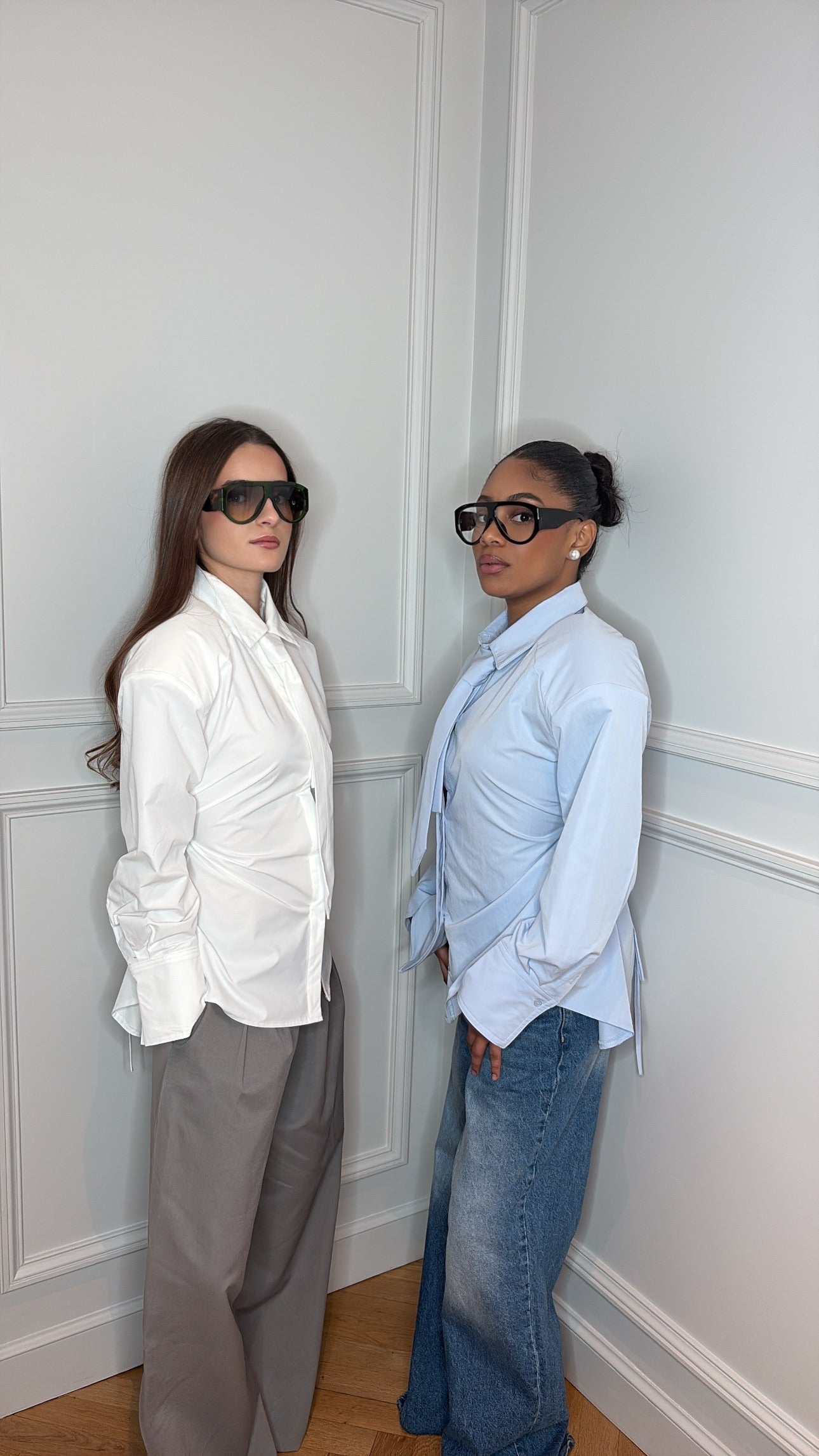 Chemise cravate Alix blanc